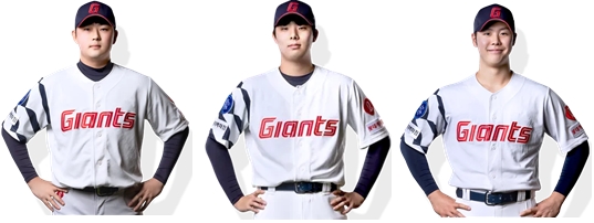 좌로부터 이진하 이태연 전미르/사진=롯데자이언츠