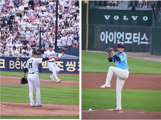 경기중인 박세웅/사진=김부희제공