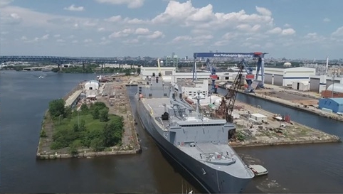 한화오션 미국 필리조선소 전경